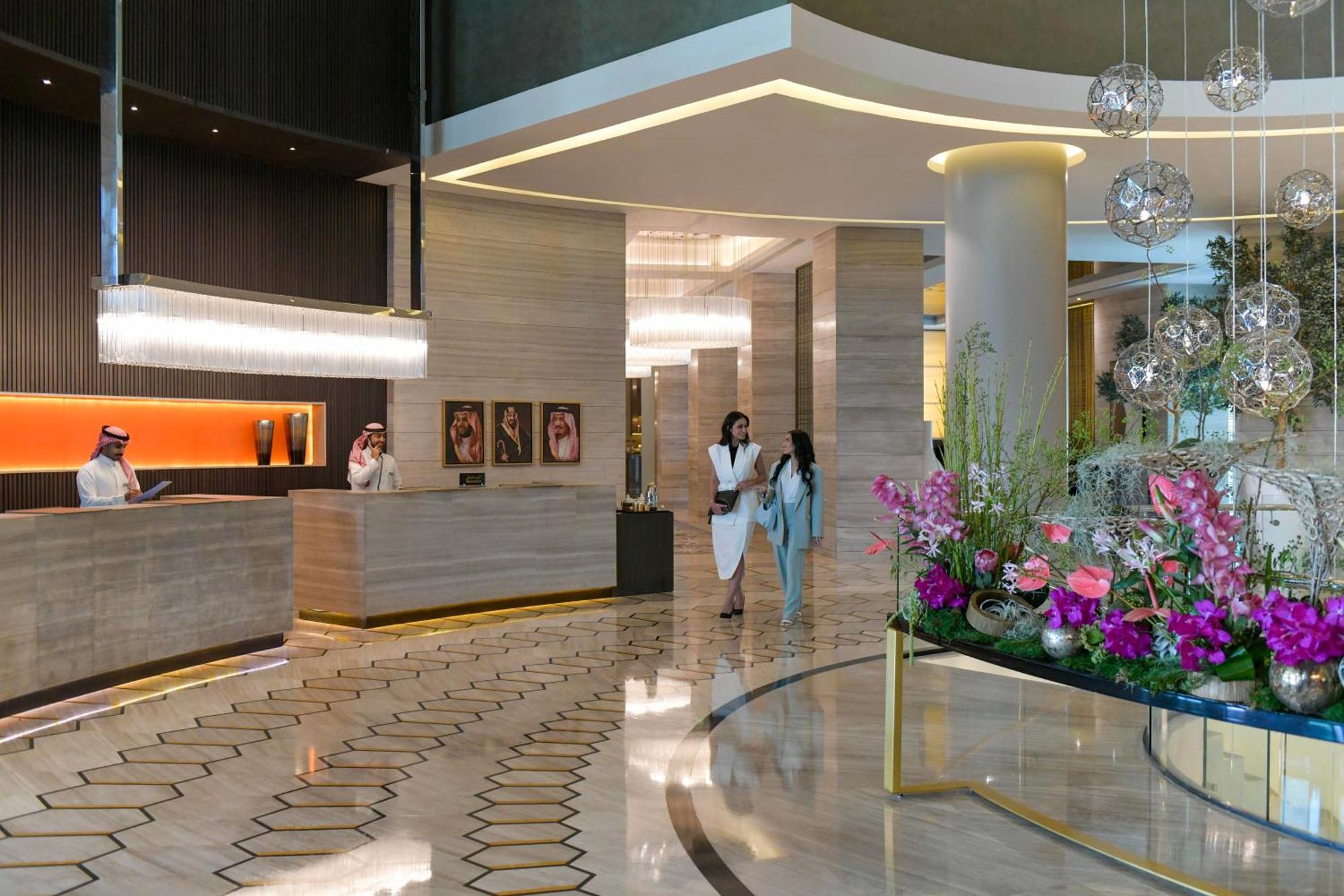 Fairmont Riad Exterior foto Lobby